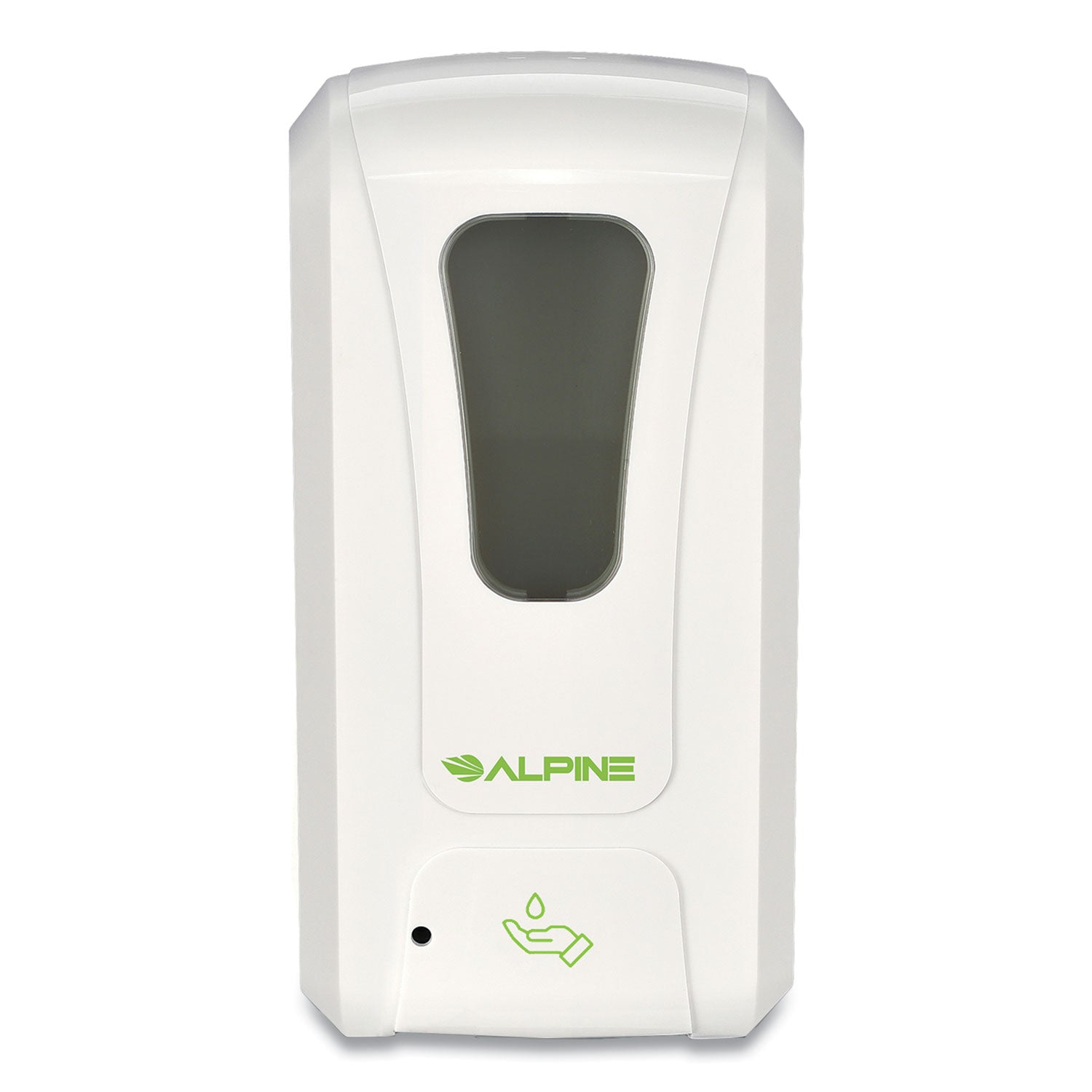 Alpine Automatic Hands-Free Liquid Hand Sanitizer/Soap Dispenser, 1,200 mL, 6 x 4.48 x 11.1, White