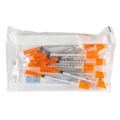 Dynarex Insulin Syringe - Non-Toxic, Multi-Pack (500 Count)