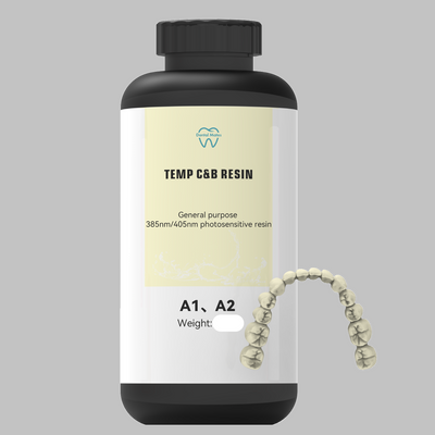 Reliable Temporary Crown & Bridge Resin for DLP and LCD Printers 500ml or 500grams