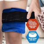 MedPride Reusable Hot and Cold Packs Set - 10.4" x 5.3" w/Sleeve & Belt - 24 bxs/cs.