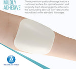 Dynarex DynaDerm - Hydrocolloid Foam, 4" x 4", 5ea/bx, 12bxs/cs (60 Count)