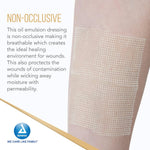 Dynarex Oil Emulsion Dressing, 3" x 3", 50ea/bx 4bxs/cs (100 Count)