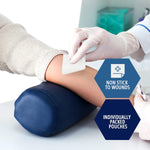 MedPride Sterile Gauze Pads for Wound Dressing & First Aid Kit - 1's, 2"x2" - 12 Ply - 100/box, Case of 24 (2,400 Count)