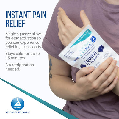Dynarex Instant Cold Pack w/ Urea - Non-Toxic (24 Count)