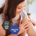 MedPride Sheer Strip Adhesive Bandage , First Aid Strips with Hypoallergenic Adhesive Sterile, 3/4"x3" - 100/Box, Case of 24 (2400 Count)