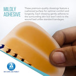 Dynarex DynaDerm - Hydrocolloid Dressing - Sacral, 6" x 7", 5ea/bx, 12bxs/cs (60 Count)