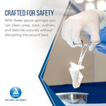 Dynarex Surgical Gauze Sponge - Sterile 2's, 8" x 4" 12 Ply, 25ea/bx, 20bxs/cs (500 Count)
