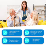 Safe N Simple Simpurity Highly Absorbent Polymer Pads Wound Dressing (80 Count)