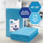 MedPride Disposable Drape Sheets, Blue - 40" x 90" - 2 ply - P/T - 25/Pack, Case of 2 (50 Count)