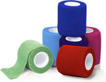 Medpride Self-Adherent Wrap, 3"x5" yds. - Rainbow - Latex Free - 16 rolls/Box, Case of 16 (256 Count)