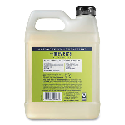 Mrs. Meyer's Clean Day Liquid Hand Soap, Lemon, 33 oz, 6/Carton