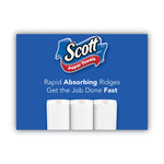Scott Choose-a-Size Mega Kitchen Roll Paper Towels, 1-Ply, 102/Roll, 6 Rolls/Pack, 4 Packs/Carton