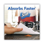 Scott Choose-a-Size Mega Kitchen Roll Paper Towels, 1-Ply, 102/Roll, 6 Rolls/Pack, 4 Packs/Carton