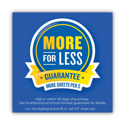 Scott Choose-a-Size Mega Kitchen Roll Paper Towels, 1-Ply, 102/Roll, 6 Rolls/Pack, 4 Packs/Carton