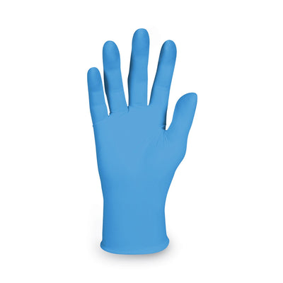 KleenGuard G10 2PRO Nitrile Gloves, Blue, Large, 100/Box