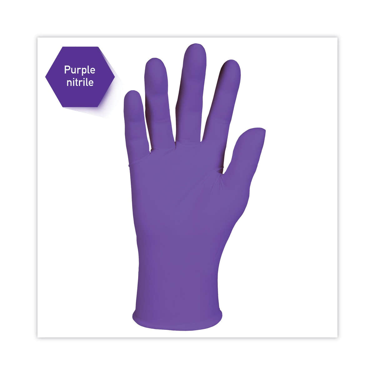 Kimtech PURPLE NITRILE Exam Gloves, 242 mm Length, X-Large, Purple, 90/Box