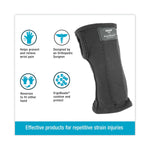 IMAK SmartGlove Wrist Wrap, Small, Fits Hands Up to 3.25" Wide, Black