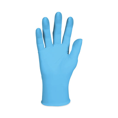 KleenGuard G10 Comfort Plus Blue Nitrile Gloves, Light Blue, Medium, 1,000/Carton
