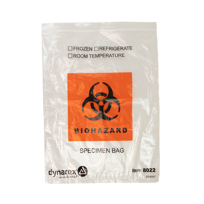 Dynarex Specimen Bags, 2 mil (1000 Count)