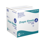 Dynarex Drape Sheets, 40" x 72" - White (50 Count)