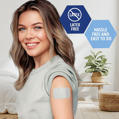 Medpride Gauze Island Dressing Sterile 2"x3.5" Wound Dressing with Adhesive, 50/Box, Case of 6 (300 Count)