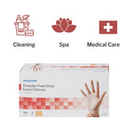 McKesson Vinyl Exam Gloves — Extra Small / Box of 150