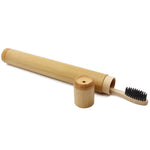Genkent Bamboo Toothbrush Set with Charcoal