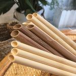 100-Pack Eco-Friendly Reusable Bamboo Straws