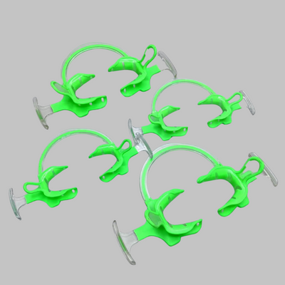 Dental Retractor K02 - Oral Cheek & Lip Retractor (2-Pack) Green