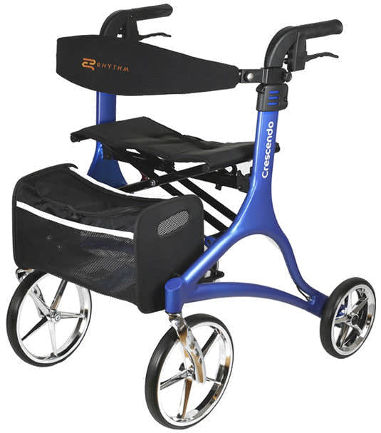 Rhythm Healthcare 10" Caster Crescendo Rollator