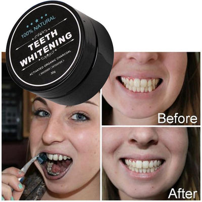 30g Premium Activated Bamboo Charcoal Teeth Whitening Powder
