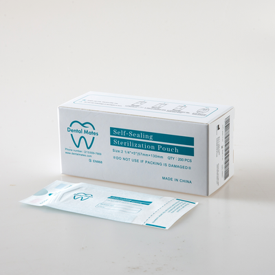 Self-Sealing Autoclave Sterilization Pouches 200pcs per box, 10 boxes/case for most sizes; 5 boxes/case 7 1/2x14" & 10 1/2x20"