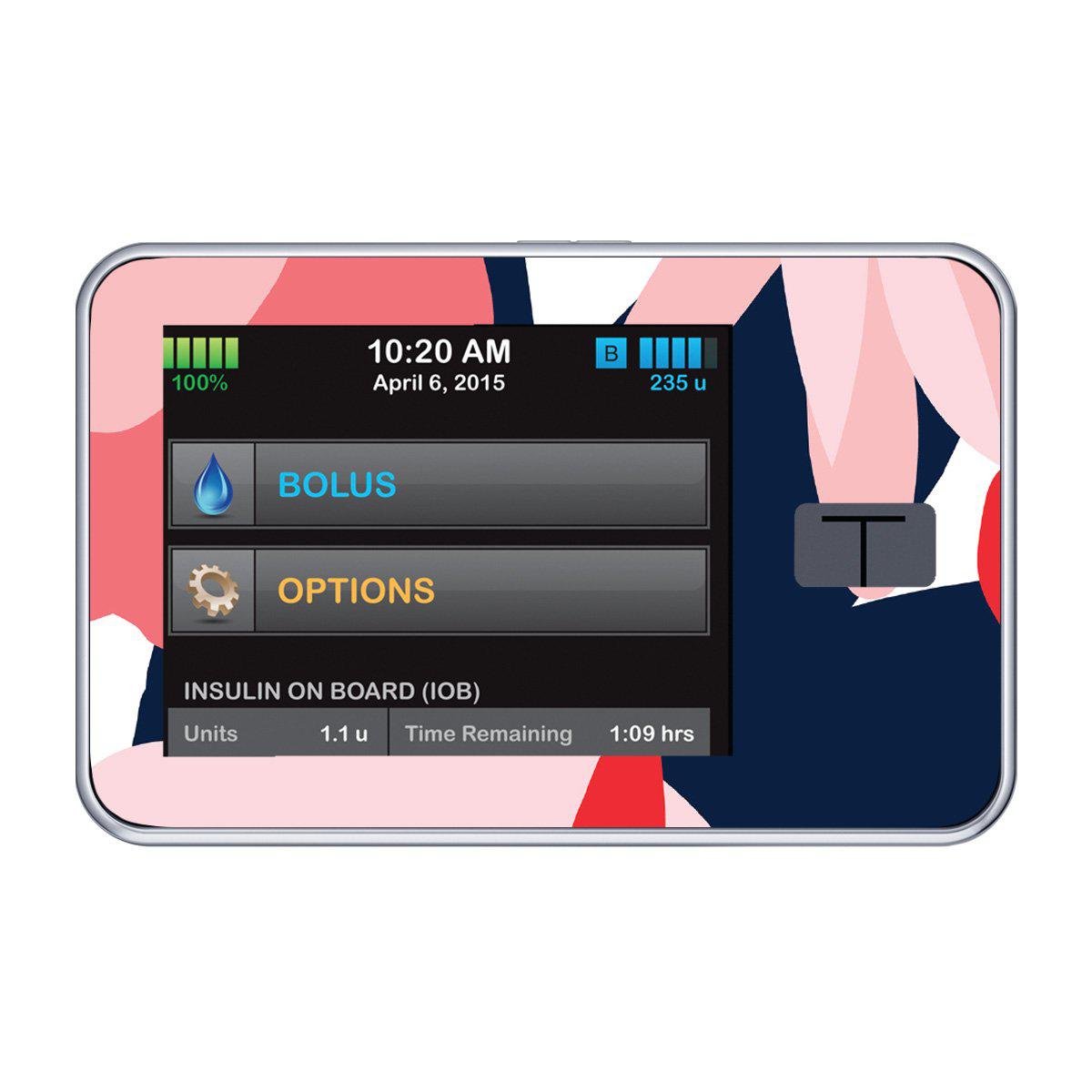 Abstract Flower Sticker for Tandem t:slim