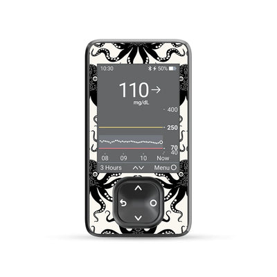 Abstract Octopus DEXCOM G7 and Stelo Touchscreen Receiver