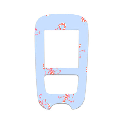 Candy Cane Lane Accu-Chek Guide Glucometer Sticker - Pump Peelz