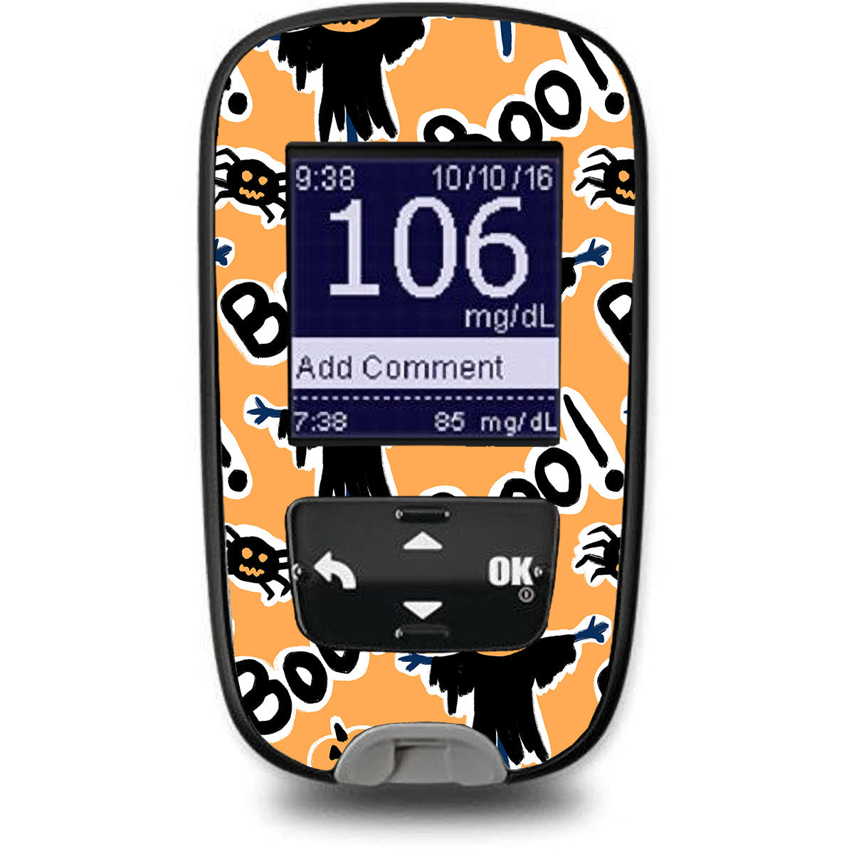 Pumpkin Boo Accu-Chek Guide Glucometer Sticker - Pump Peelz
