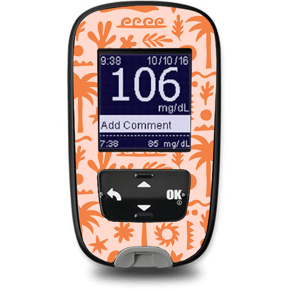 Terracotta Tides Accu-Chek Guide Glucometer Sticker - Pump Peelz