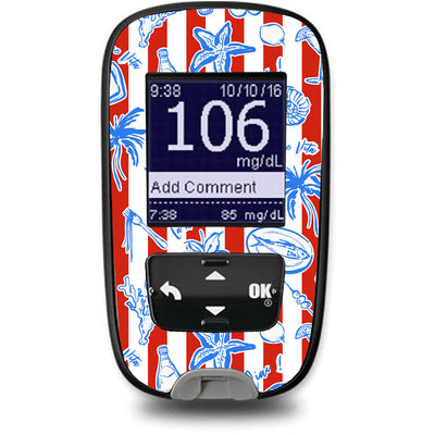 Spritz Parade Accu-Chek Guide Glucometer Sticker - Pump Peelz