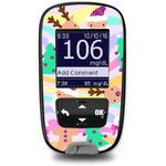 Christmas Pastel Sticker for the Accu-Chek Guide Glucometer
