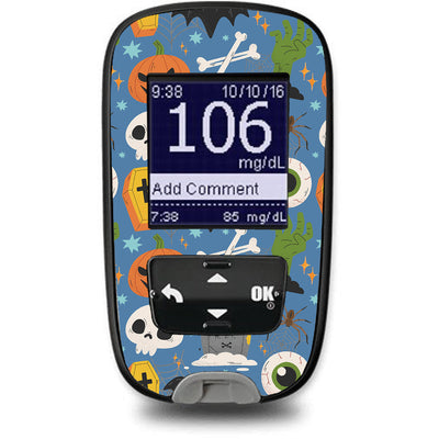 Spooky Night Accu-Chek Guide Glucometer Sticker - Pump Peelz