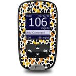 Golden Leopard Accu-Chek Guide Glucometer Sticker - Pump Peelz
