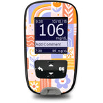 Wildflower Doodle Accu-Chek Guide Glucometer Sticker - Pump Peelz