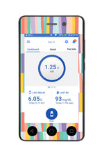 All Sortsa Stripes Sticker for Omnipod DASH® PDM – Pump Peelz