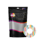 All Sortsa Stripes Patch  Tape Designed for the FreeStyle Libre 2