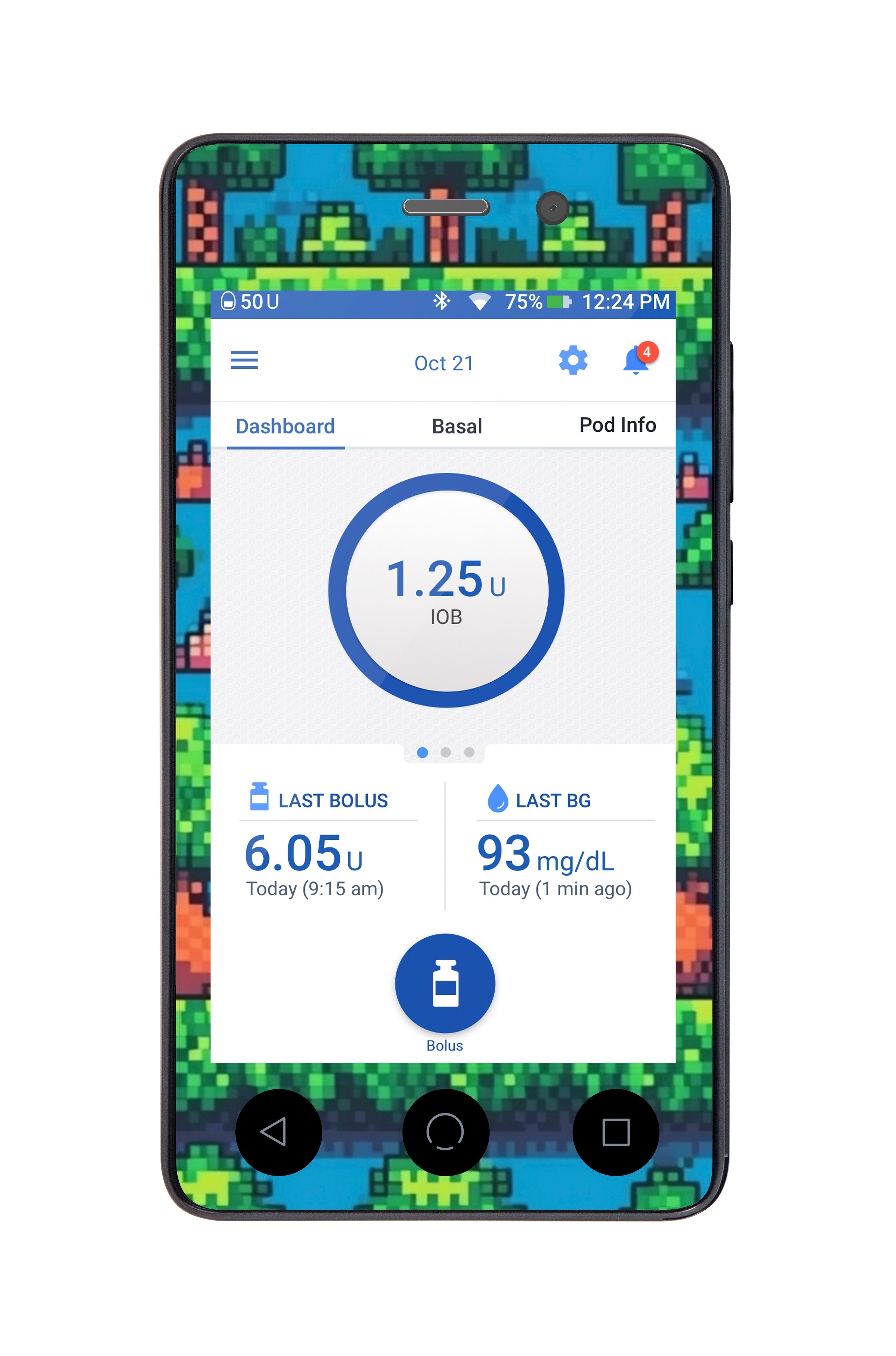 Arcade Sticker for Omnipod DASH® PDM – Pump Peelz