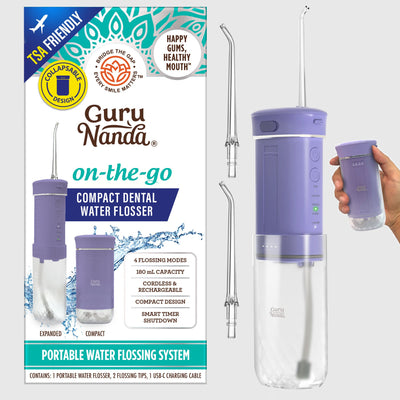 Compact Dental Water Flosser (180 ml)