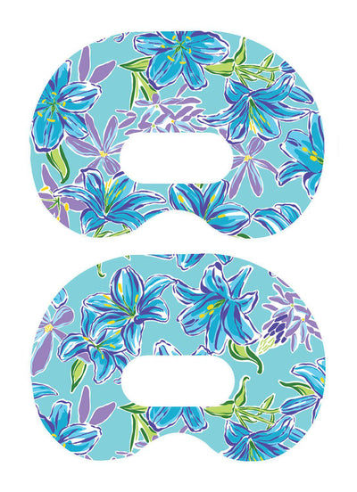 Azul Flowers Medtronic Guardian Connect Patch Tape - Pump Peelz