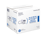 Dynarex Blue Metal Detectable Woven Bandage, 1" x 3" (3000 Count)