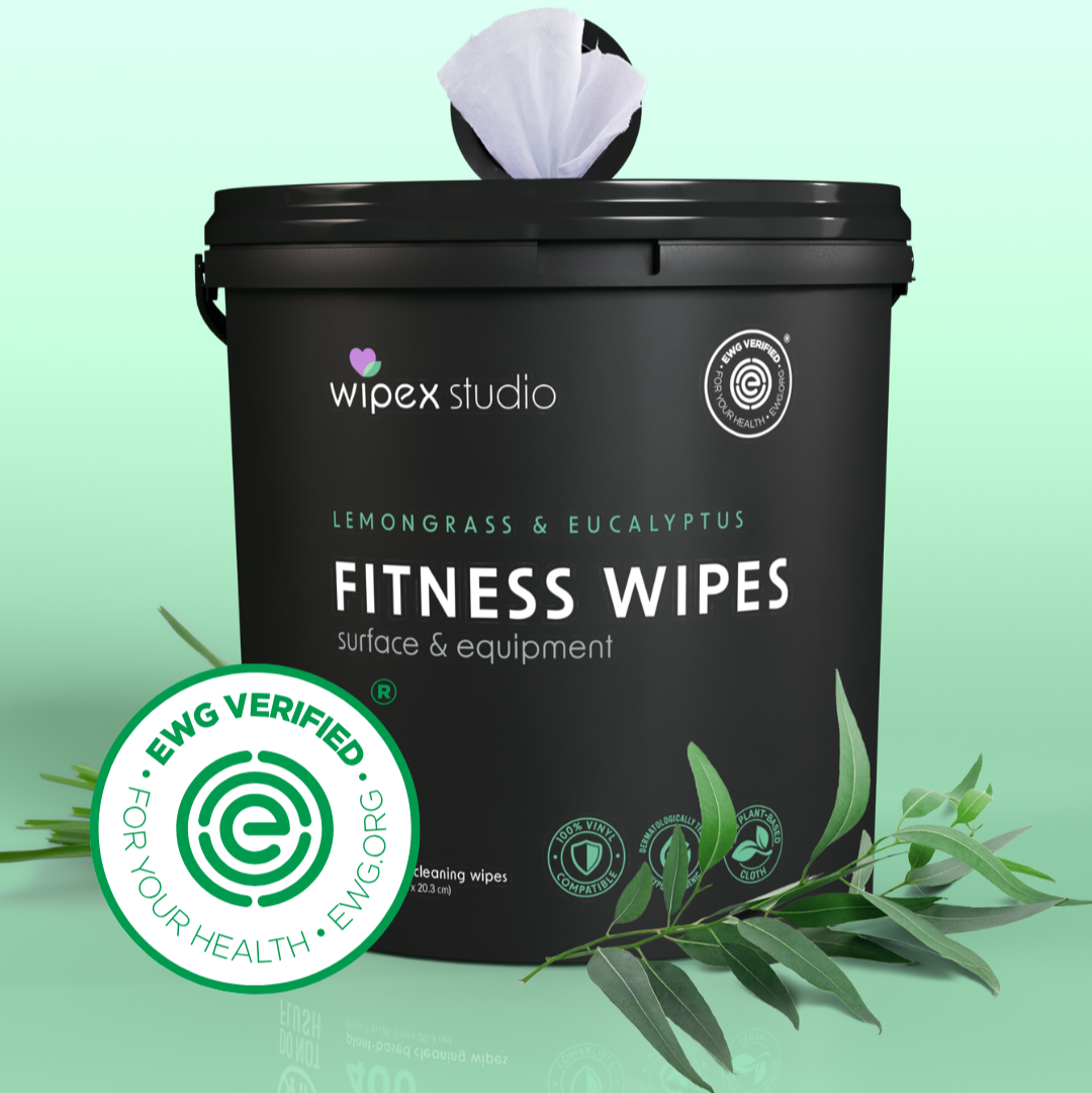 Wipex 400 Yoga Mat Wipes | Natural | Plant-based | For Fitness & Yoga Gear, Chiropractic, Massage Tables