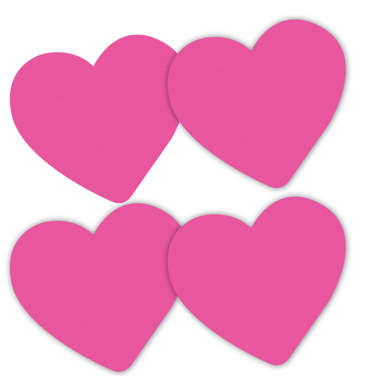 Pink Fashion Icon Heart Shaped Overpatch Tape - Pump Peelz